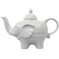 White Elephant Teapot 